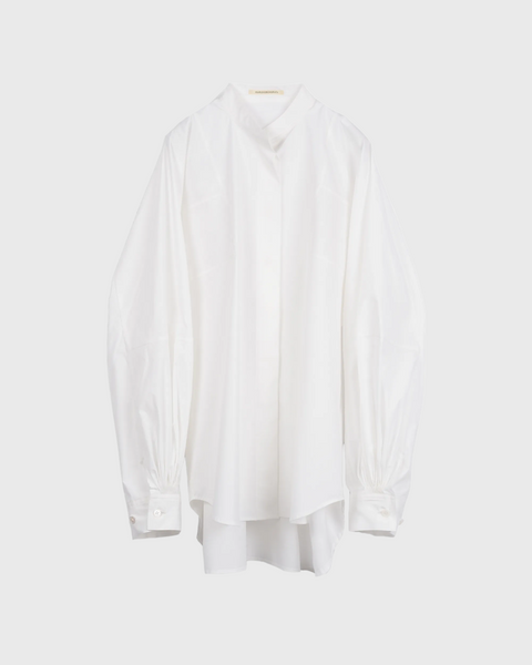 JANNE - COTTON POPLIN VOLUME SLEEVE SHIRT