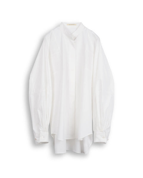 JANNE - COTTON POPLIN VOLUME SLEEVE SHIRT