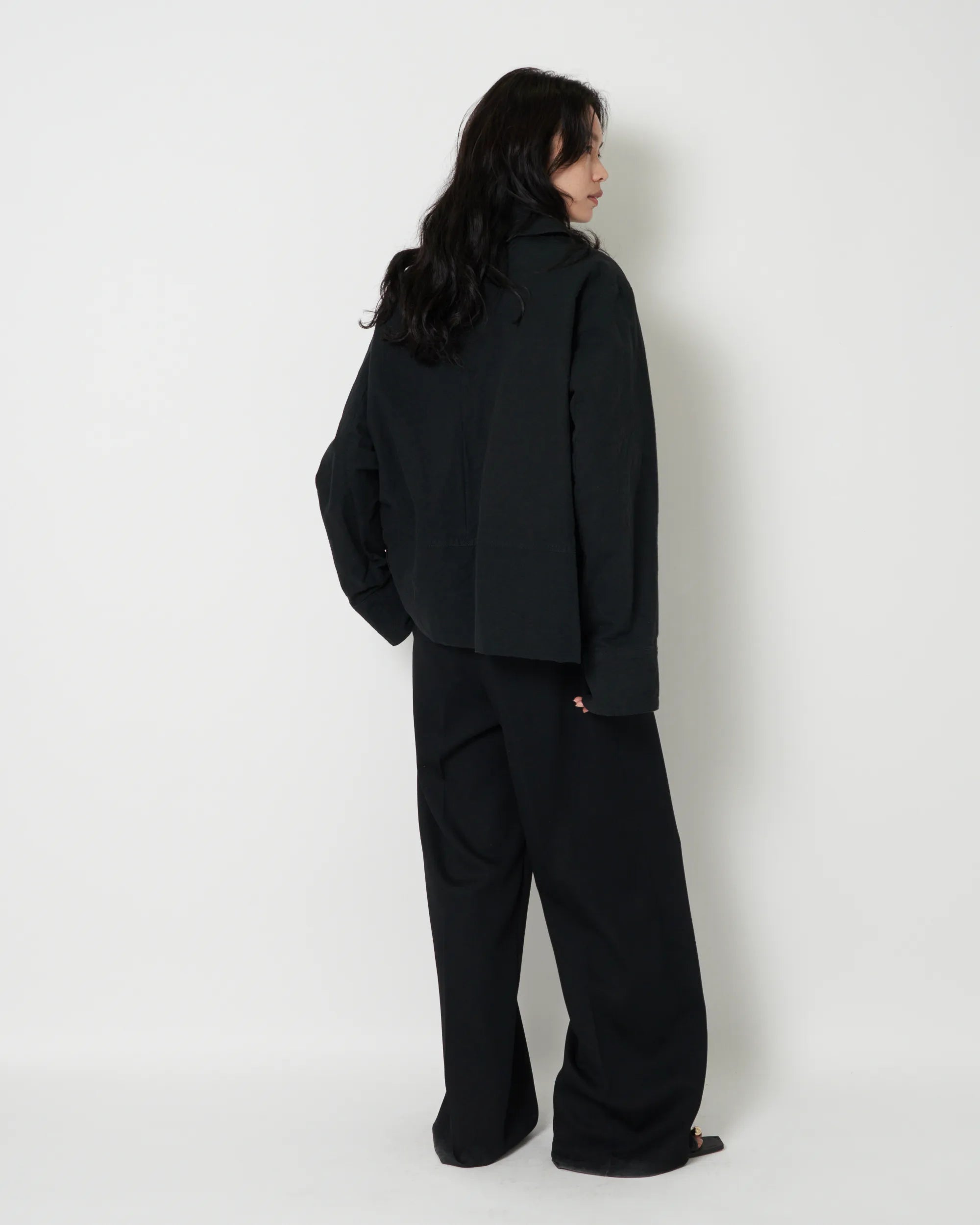 JARGUAR - COTTON CANVAS VOLUMINOUS BLOUSON