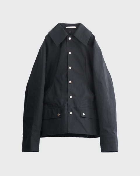JARGUAR - COTTON CANVAS VOLUMINOUS BLOUSON