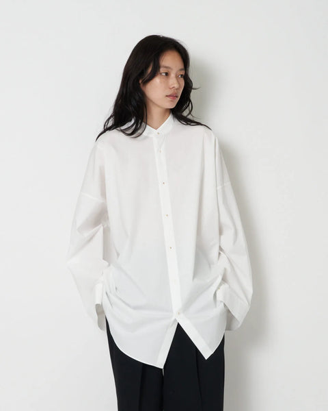 JASLYN - COTTON POPLIN VOLUMINOUS  SHIRT