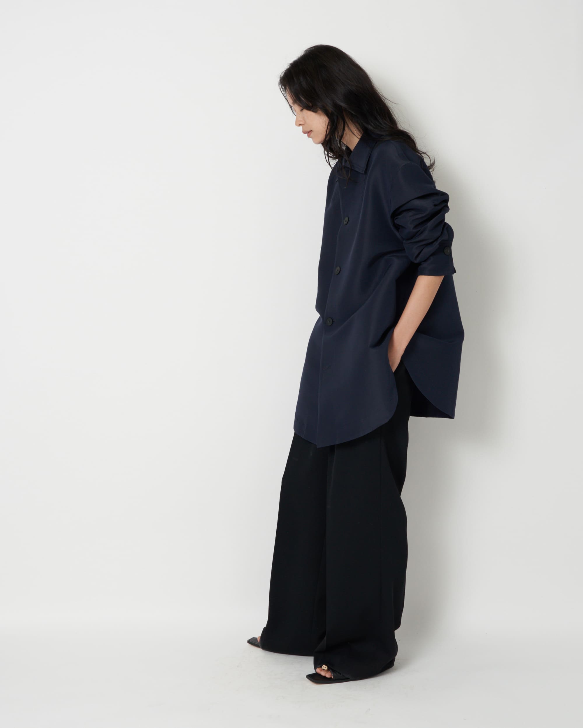 JASPER - COTTON SILK SHIRT JACKET