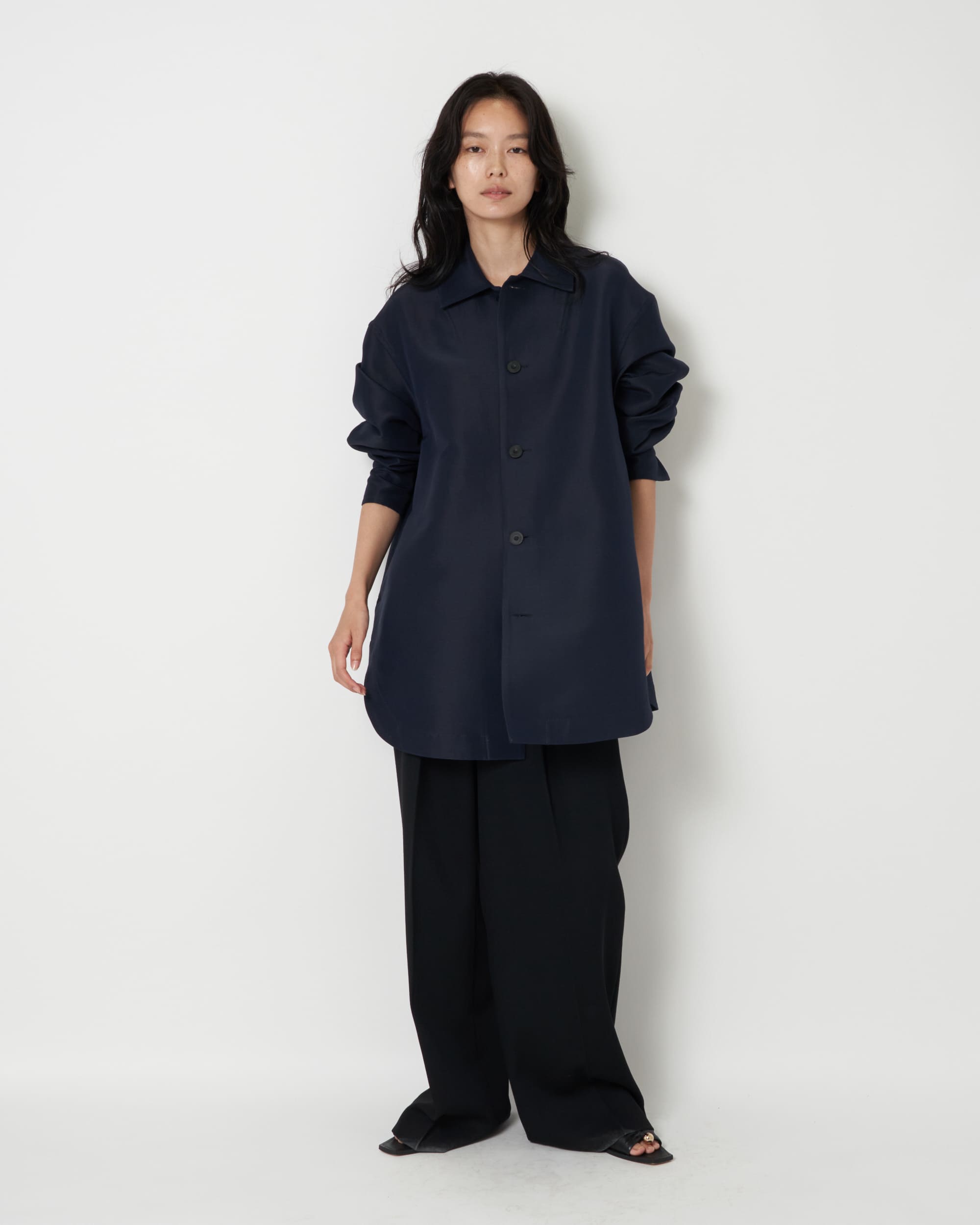 JASPER - COTTON SILK SHIRT JACKET