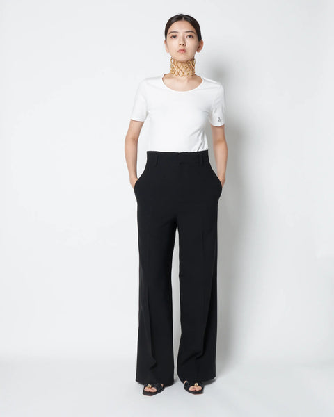 JAVELIN -WIDE SILHOUETTE SILK TROUSERS
