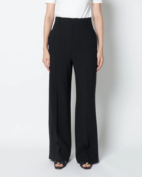 JAVELIN -WIDE SILHOUETTE SILK TROUSERS