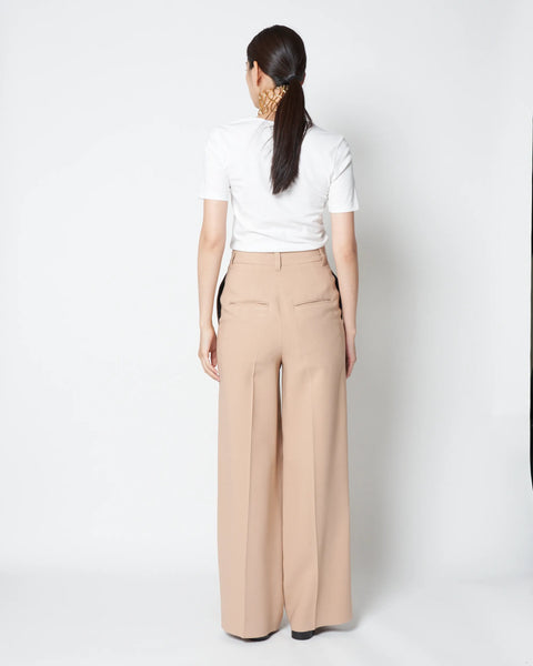 JAVELIN -WIDE SILHOUETTE SILK TROUSERS