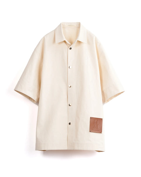 JAYA - COTTON CANVAS HALF SLEEVE SHIRT