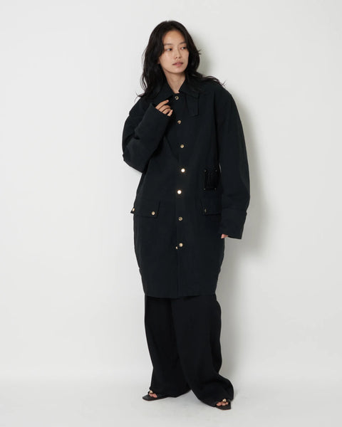 JOANNA - OVERSIZED COTTON CANVAS COAT