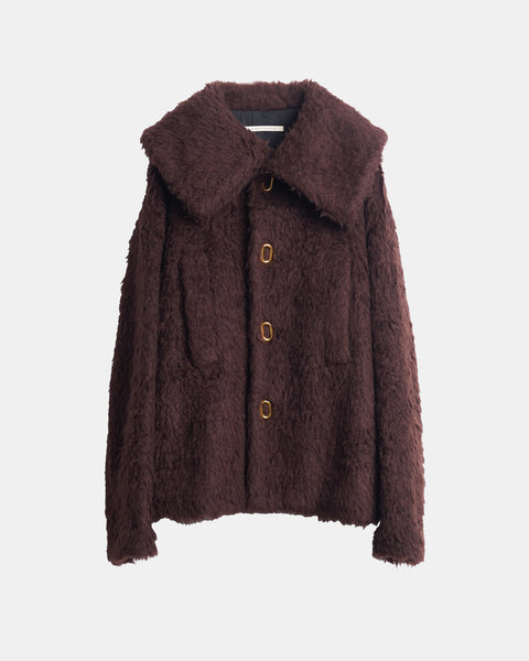 KADIA - WOOL MOHAIR BOA JACKET