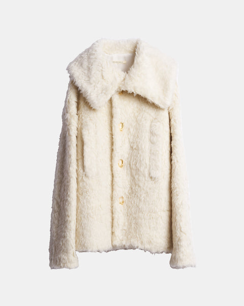 KADIA - WOOL MOHAIR BOA JACKET