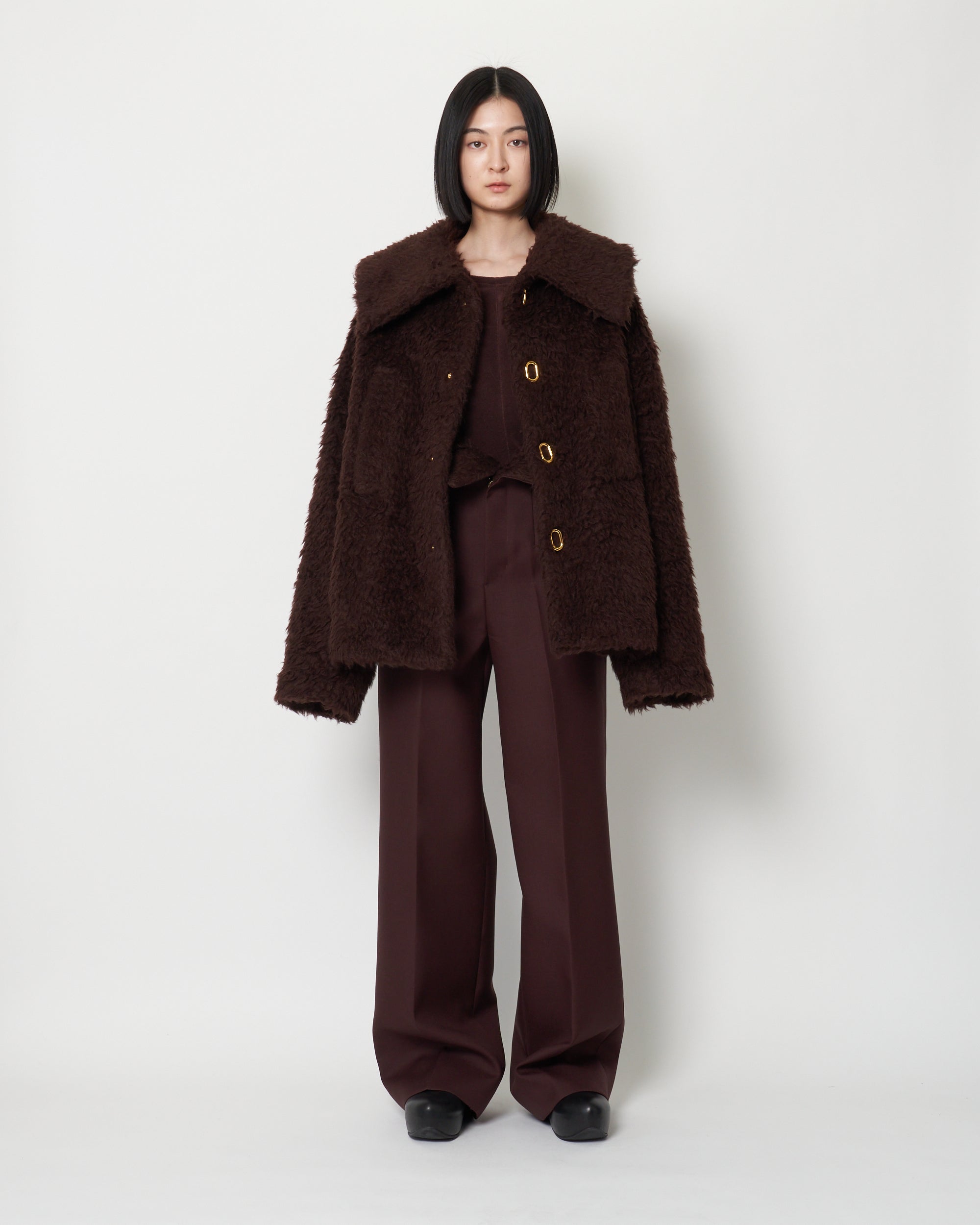 KADIA - WOOL MOHAIR BOA JACKET