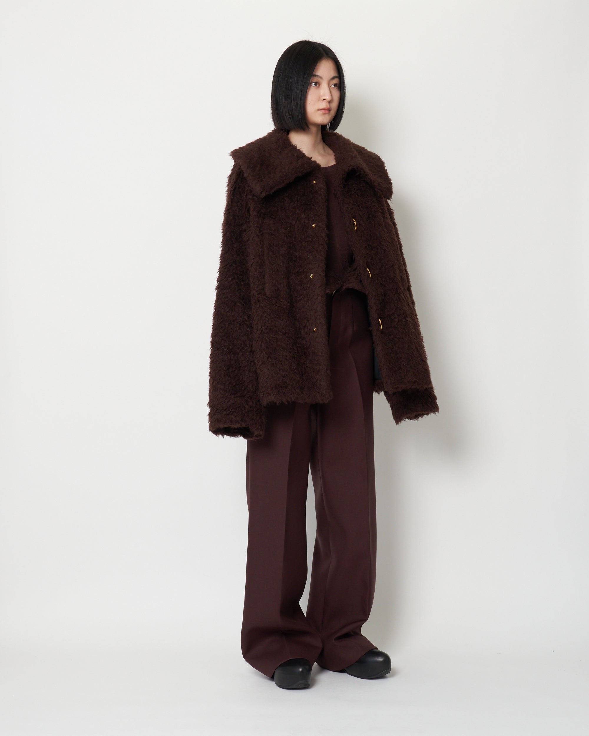 KADIA - WOOL MOHAIR BOA JACKET