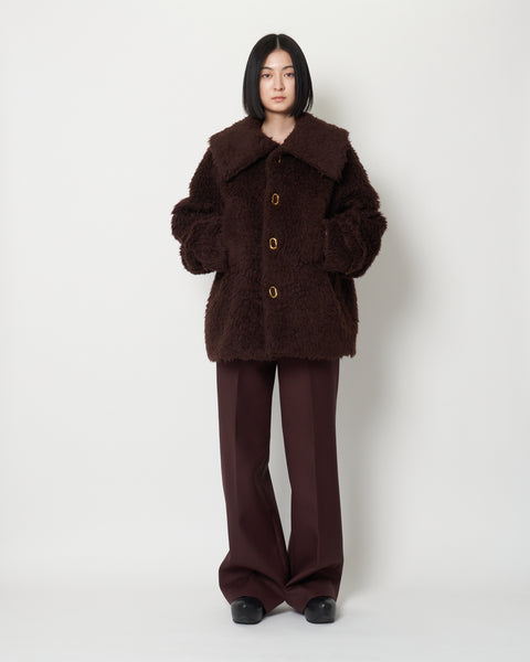 KADIA - WOOL MOHAIR BOA JACKET