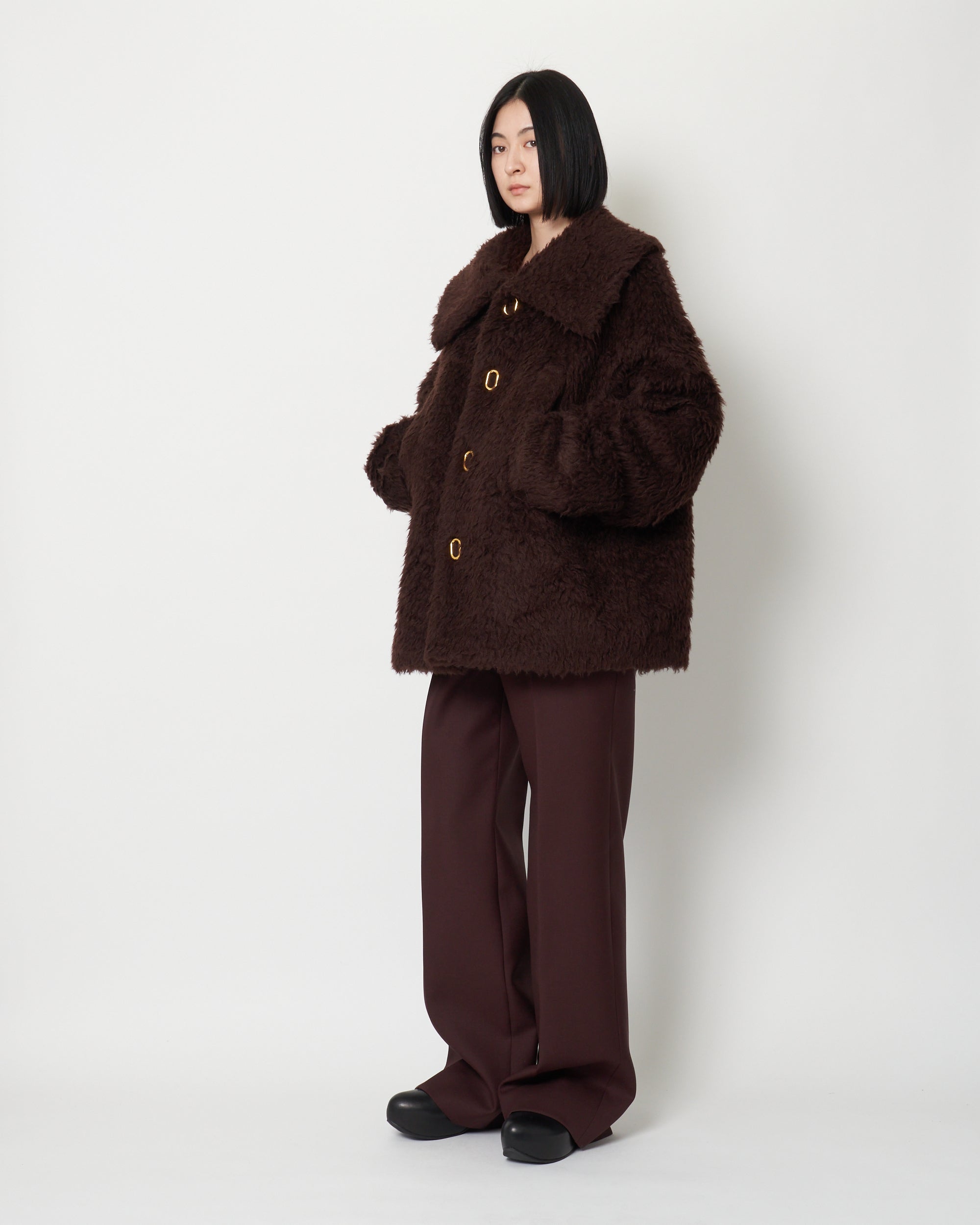 KADIA - WOOL MOHAIR BOA JACKET