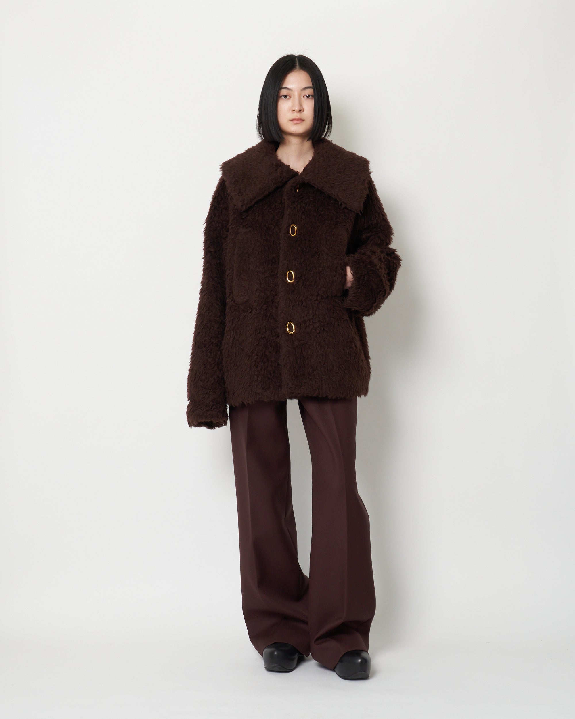 KADIA - WOOL MOHAIR BOA JACKET