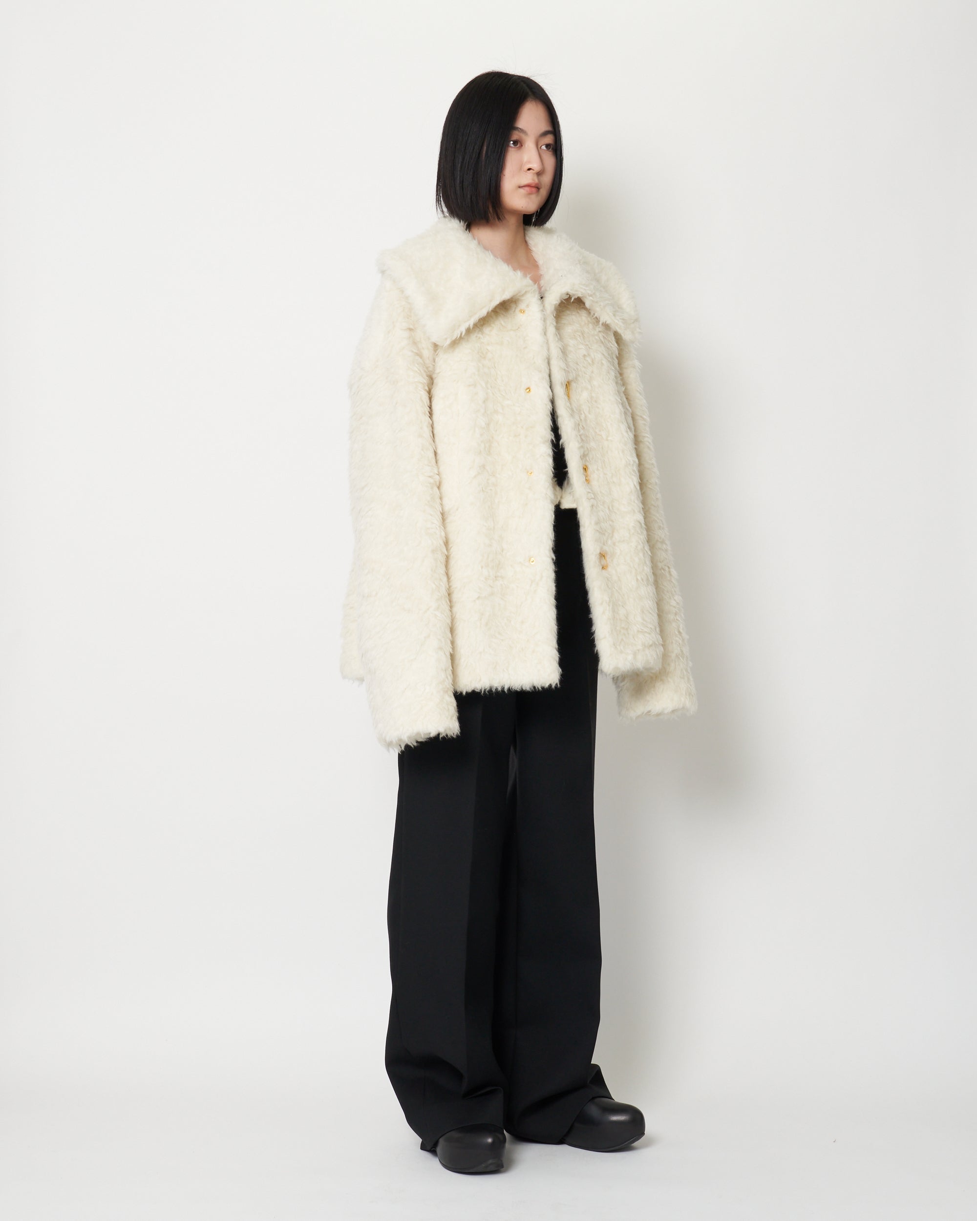 KADIA - WOOL MOHAIR BOA JACKET