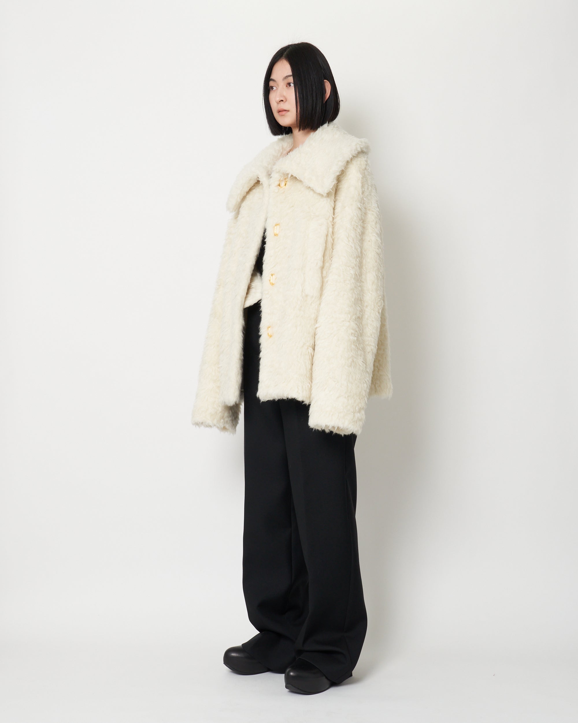 KADIA - WOOL MOHAIR BOA JACKET