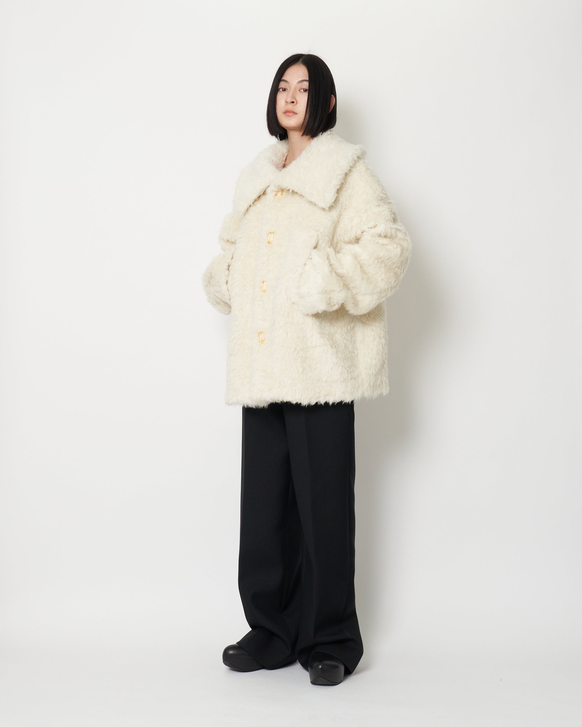 KADIA - WOOL MOHAIR BOA JACKET