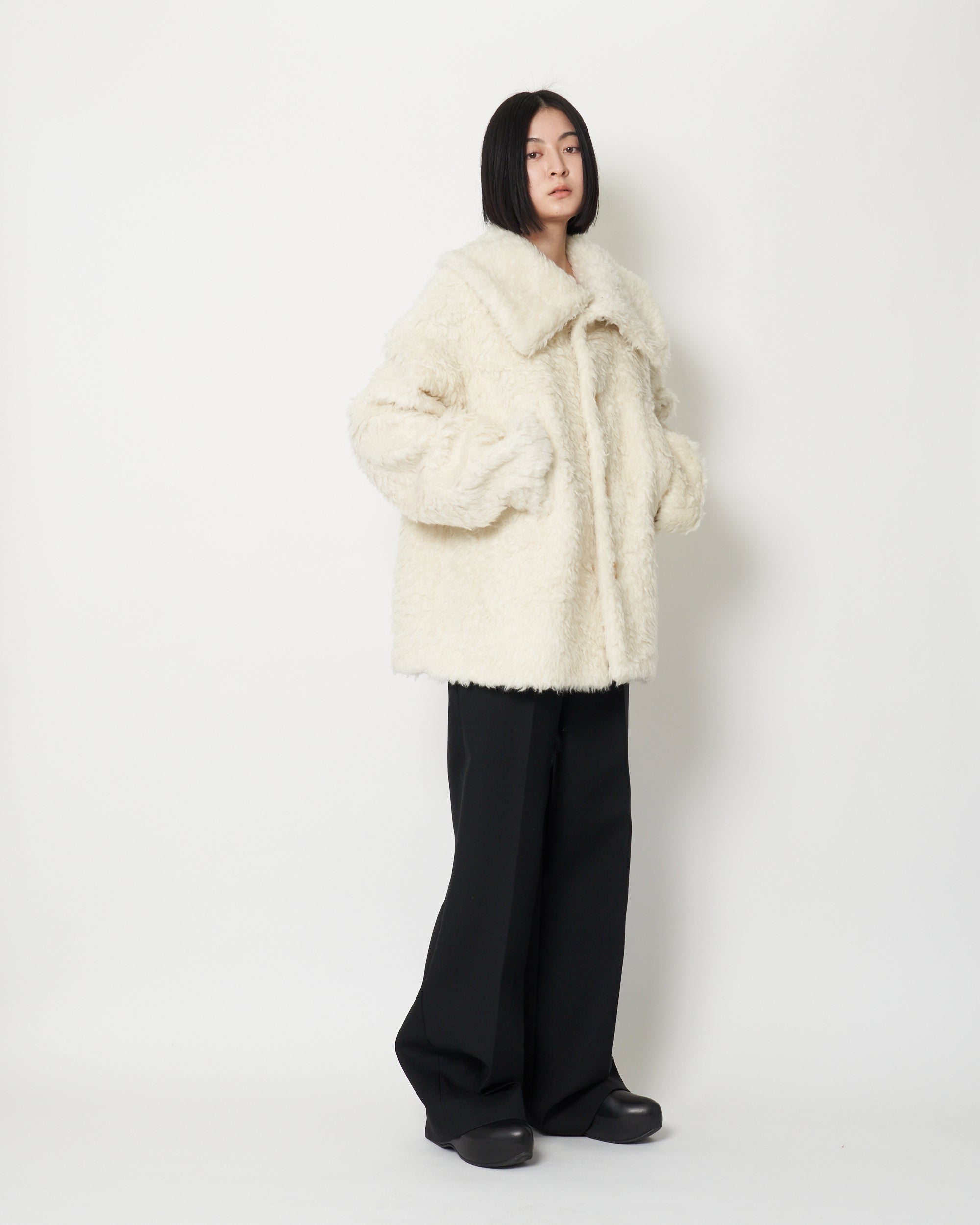 KADIA - WOOL MOHAIR BOA JACKET