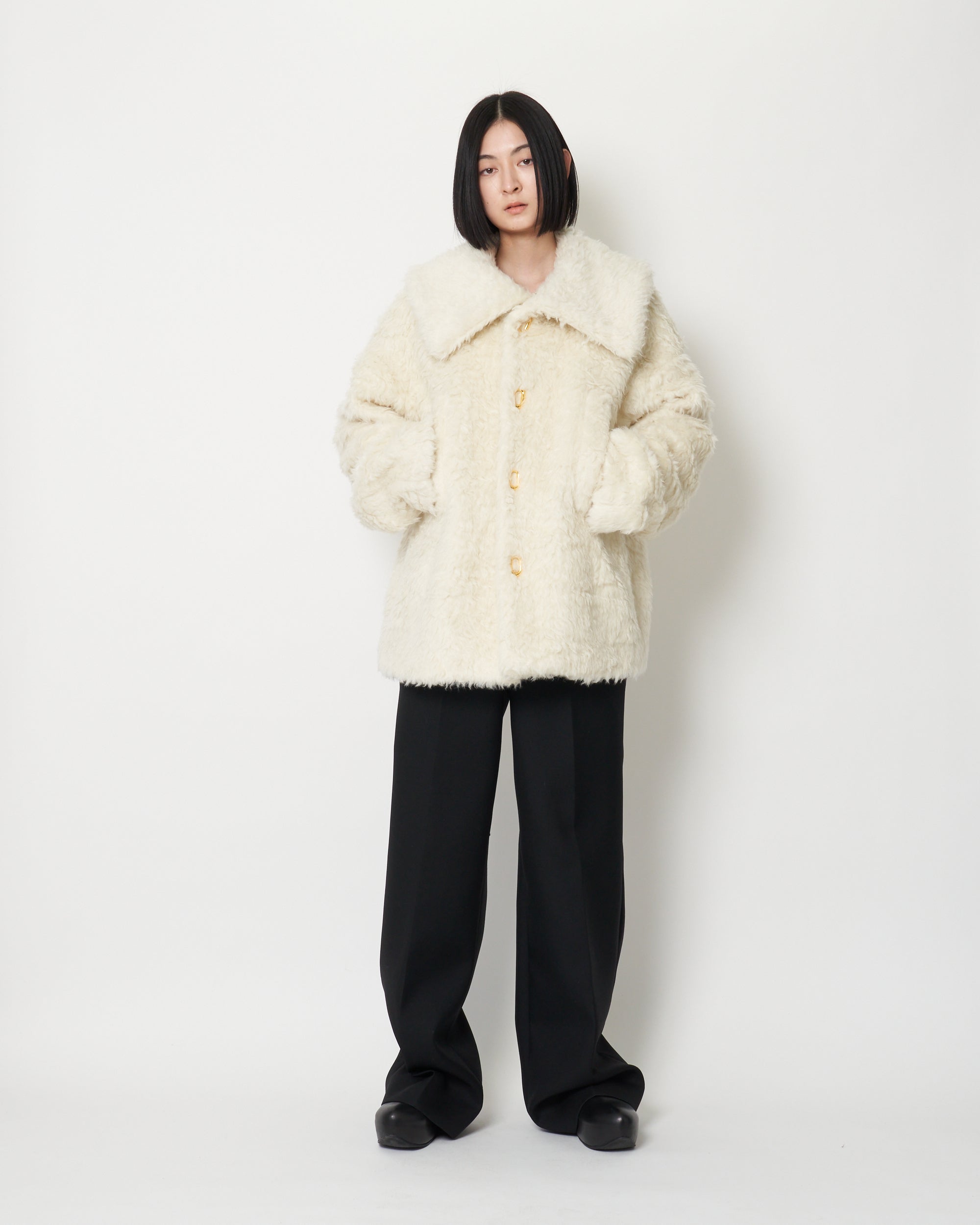 KADIA - WOOL MOHAIR BOA JACKET