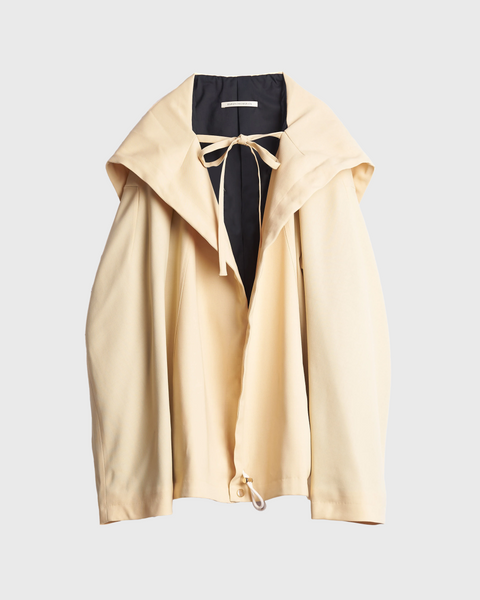 KALLA - GATHERED FRONT HOODED BLOUSON