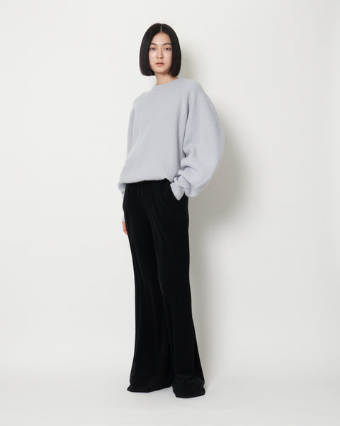 KAMARI - ROUNDED SLEEVE WOOL KNIT SWEATER