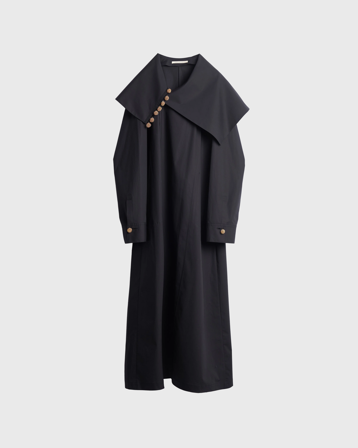 KAMILLA- COTTON POPLIN ASYMMETRY SHIRT DRESS – HARUNOBUMURATA