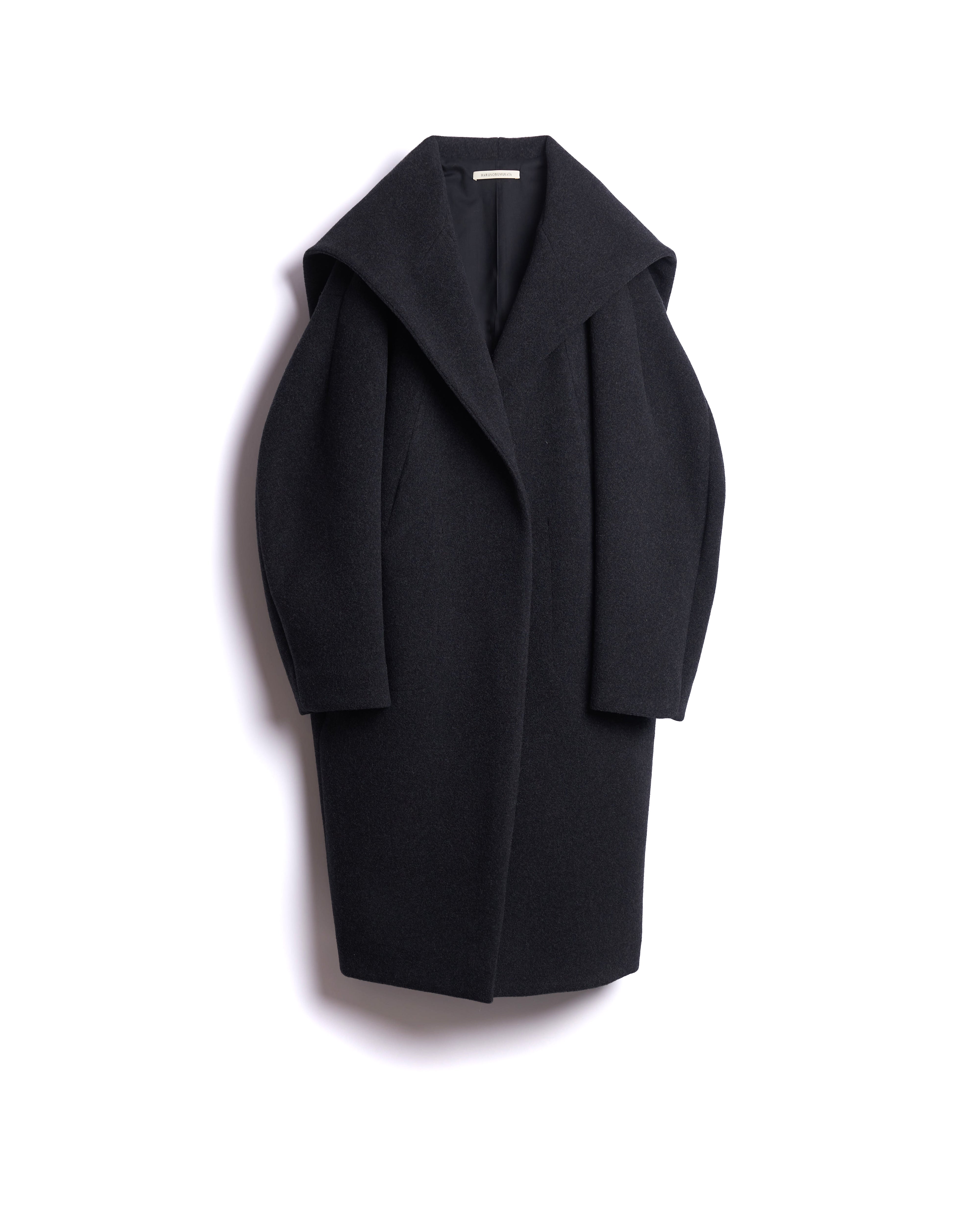 KAREN - WOOL HOODED COAT