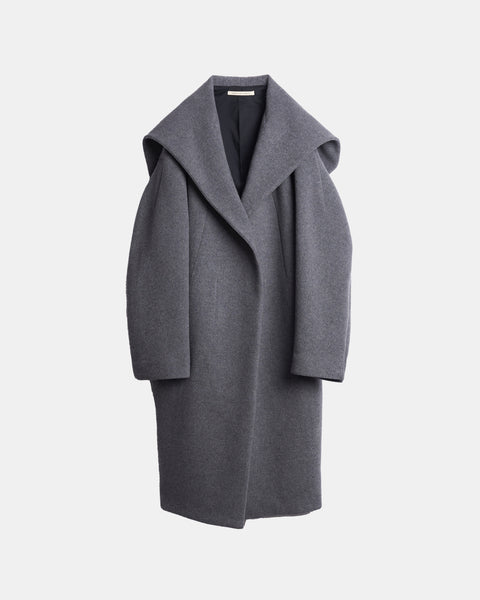 KAREN - WOOL HOODED COAT