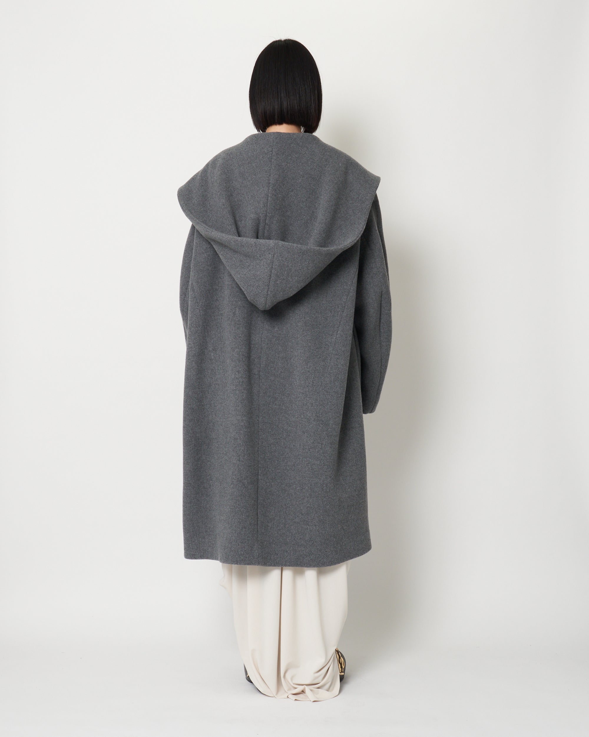 KAREN - WOOL HOODED COAT