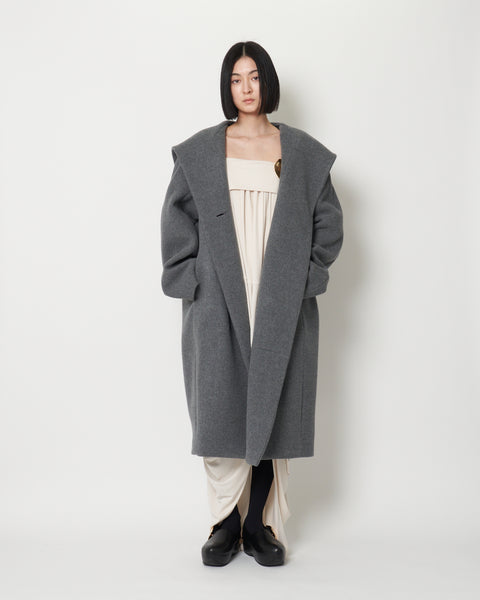 KAREN - WOOL HOODED COAT