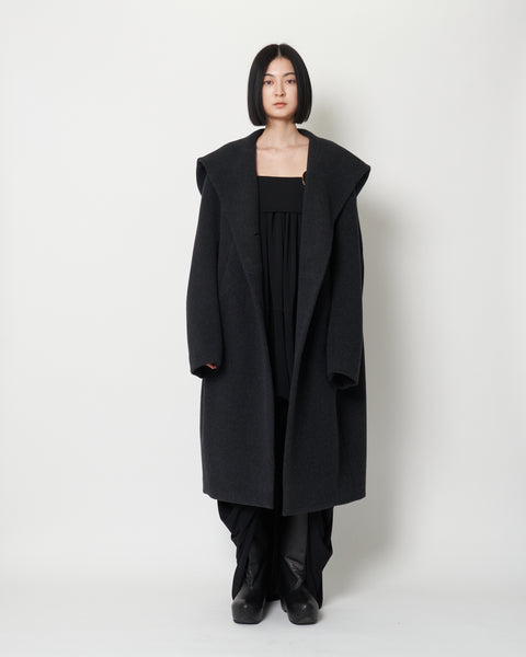 KAREN - WOOL HOODED COAT