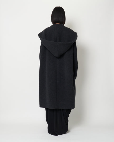 KAREN - WOOL HOODED COAT