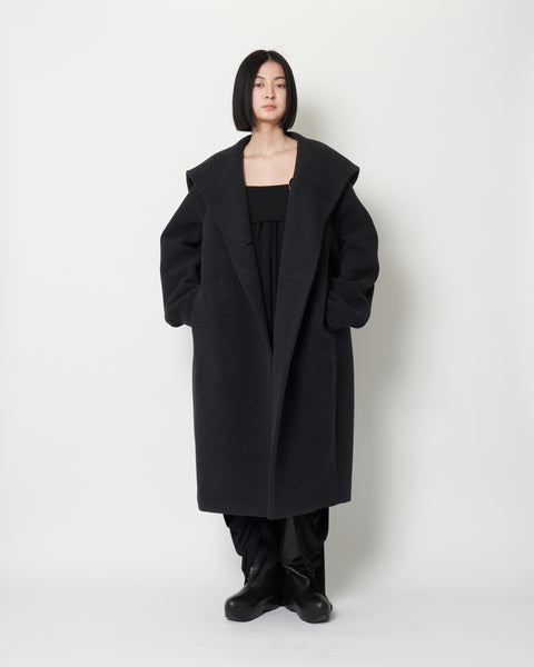 KAREN - WOOL HOODED COAT