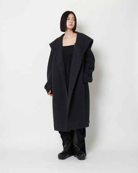 KAREN - WOOL HOODED COAT