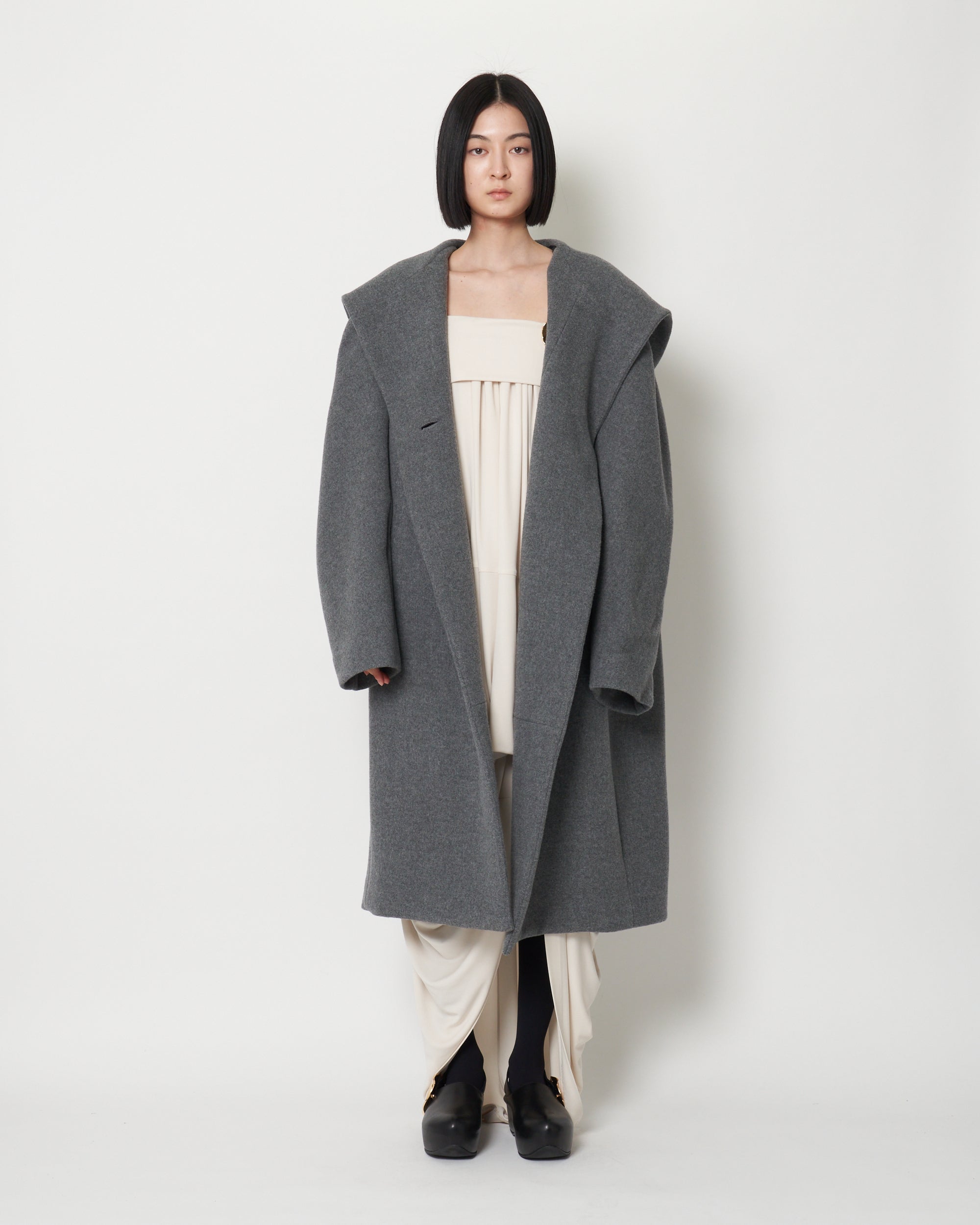 KAREN - WOOL HOODED COAT