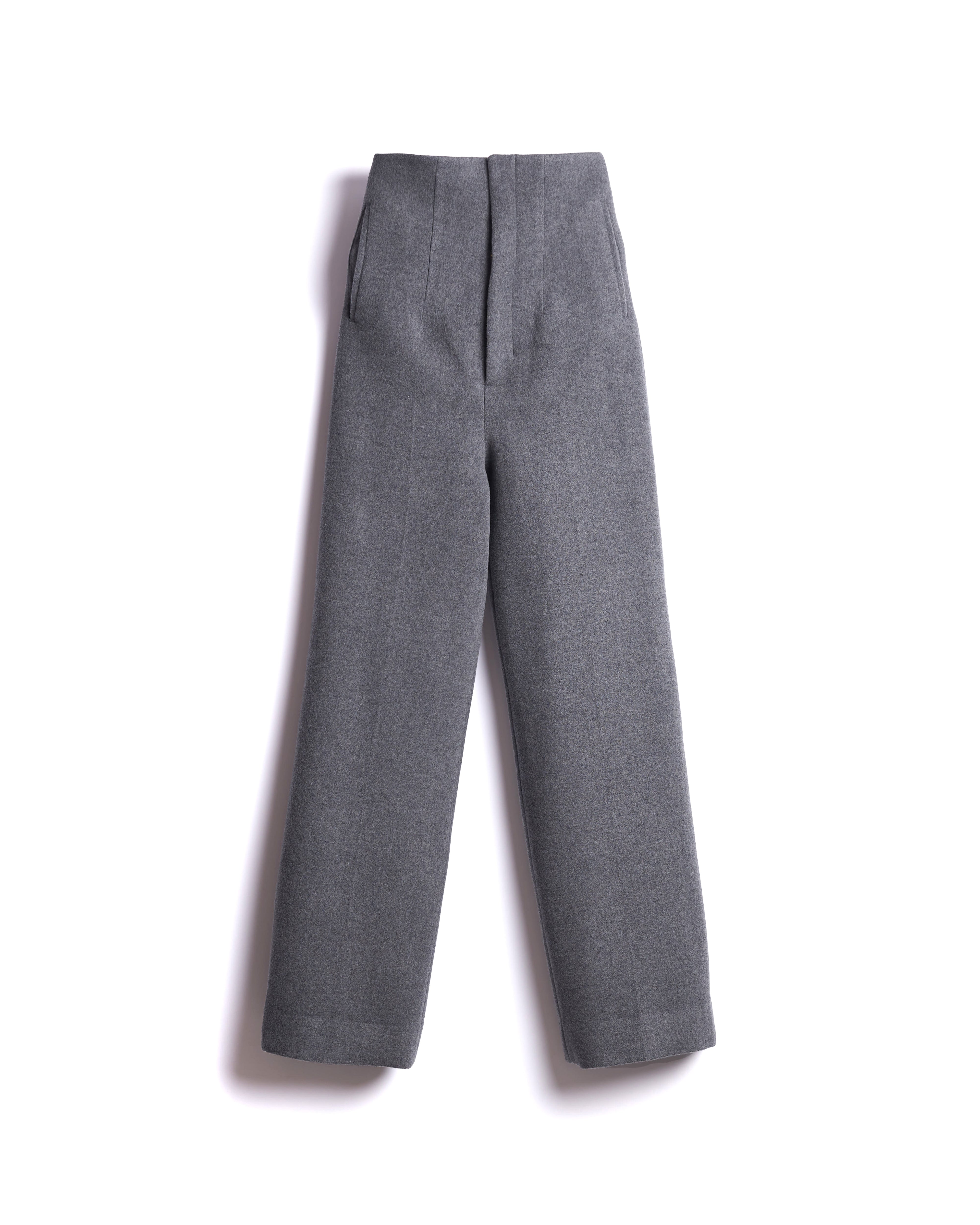 KARLOTTA - HIGH WEISTED WOOL PANTS