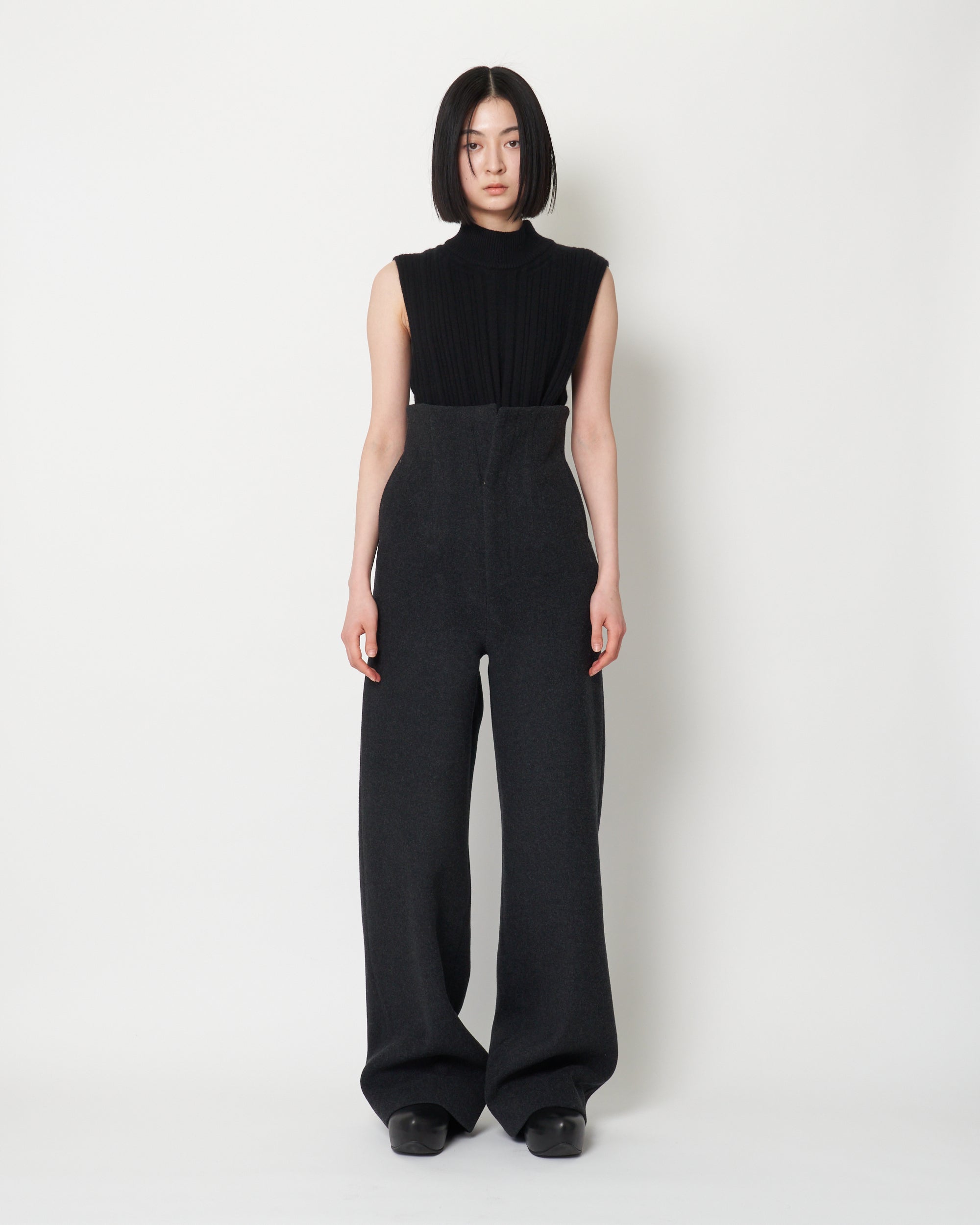 KARLOTTA - HIGH WEISTED WOOL PANTS