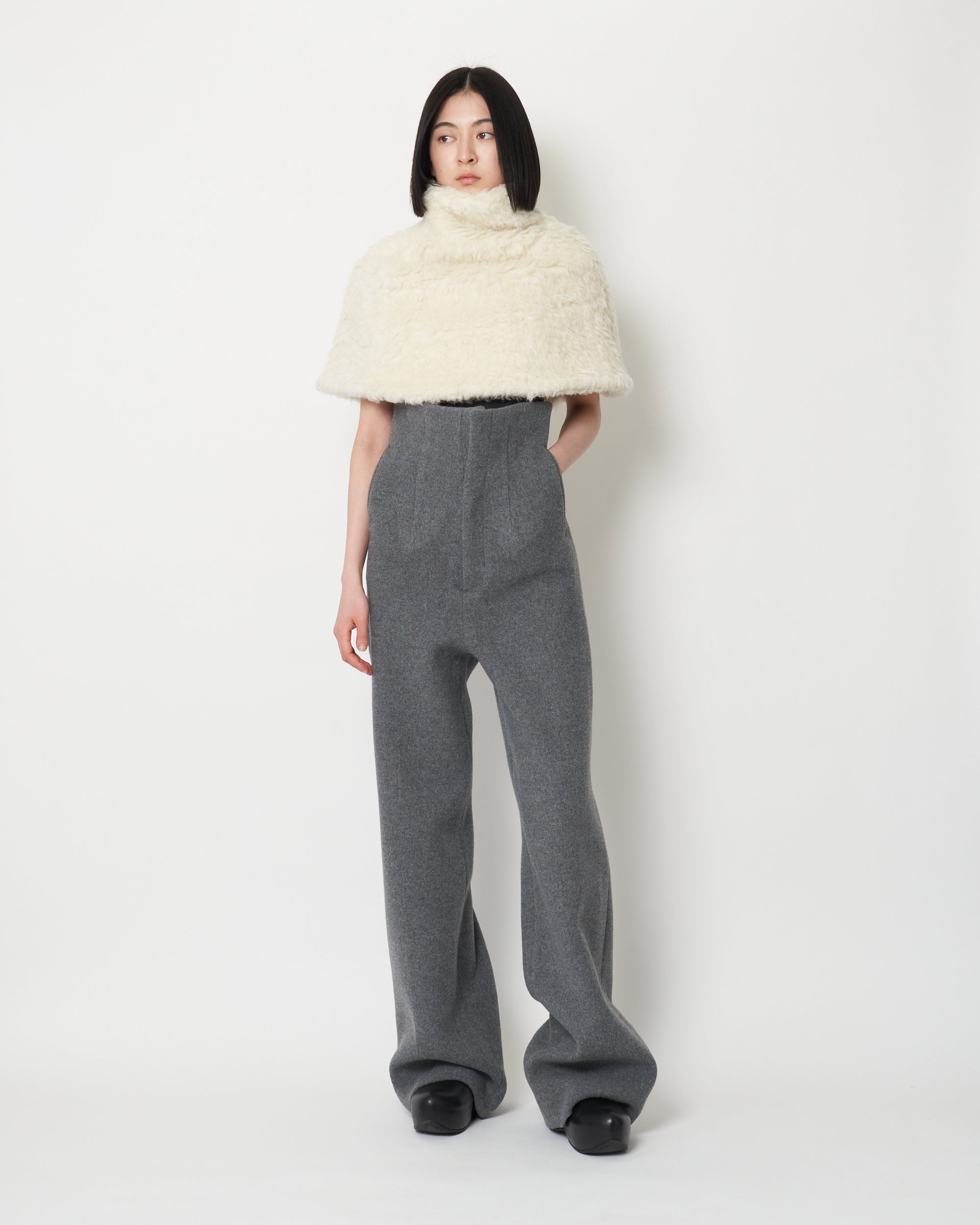 KARLOTTA - HIGH WEISTED WOOL PANTS