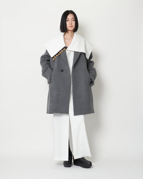 KASEY - SINGLE BREASTED OVERSIZED WOOL JACKET