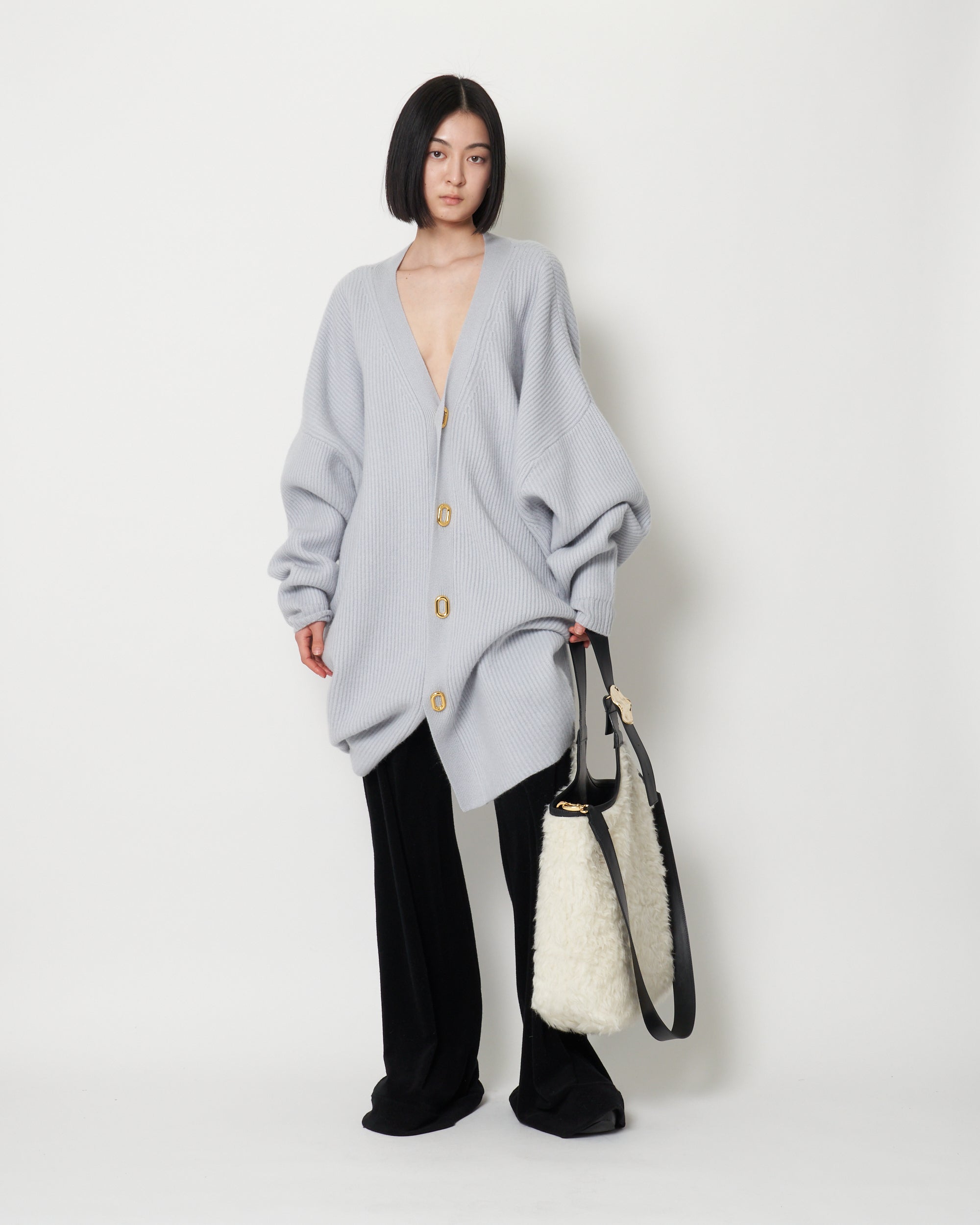 KASSEL- OVERSIZED CHUNKY KNIT CARDIGAN