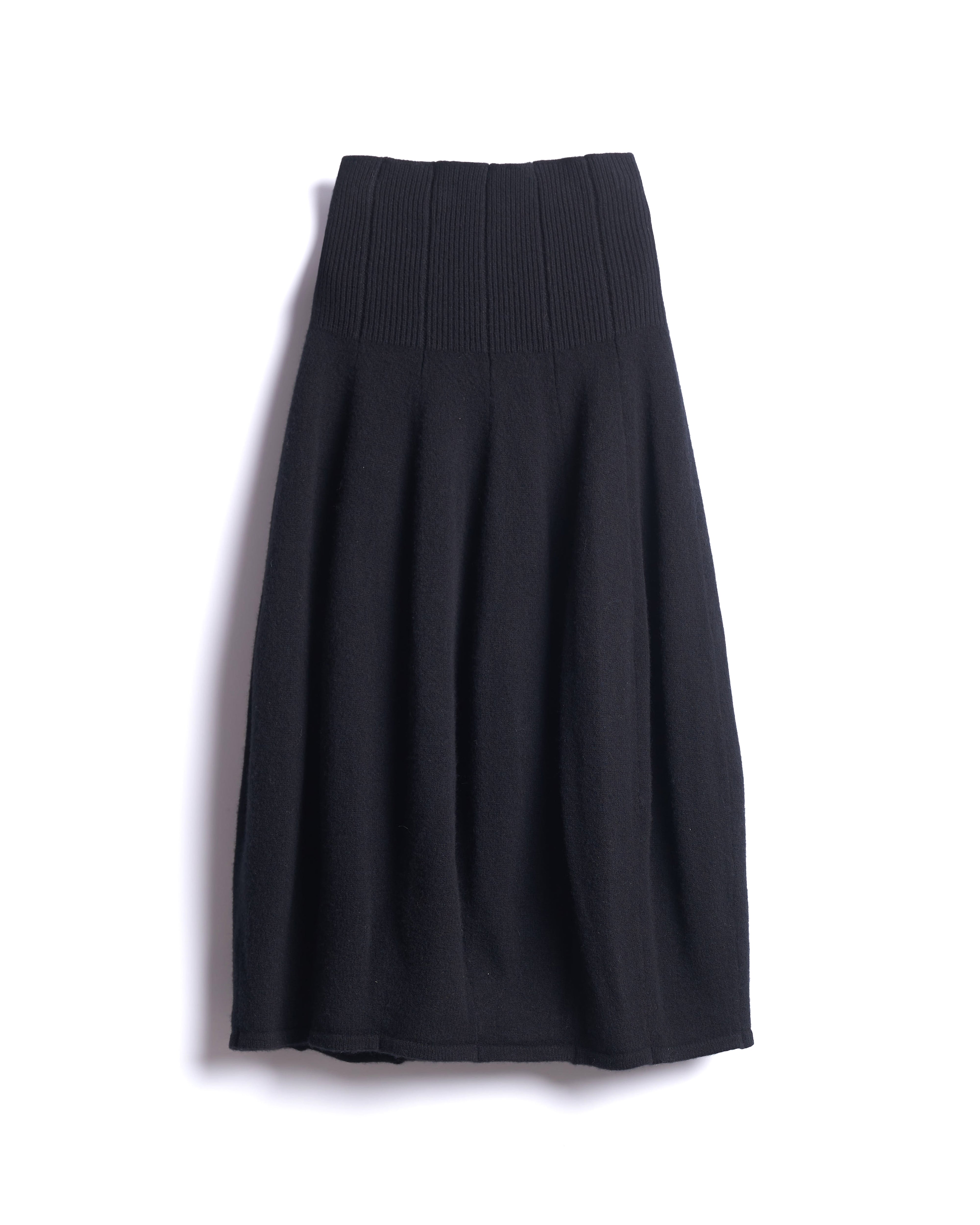 KIDY- BOILED WOOL KNIT SKIRT