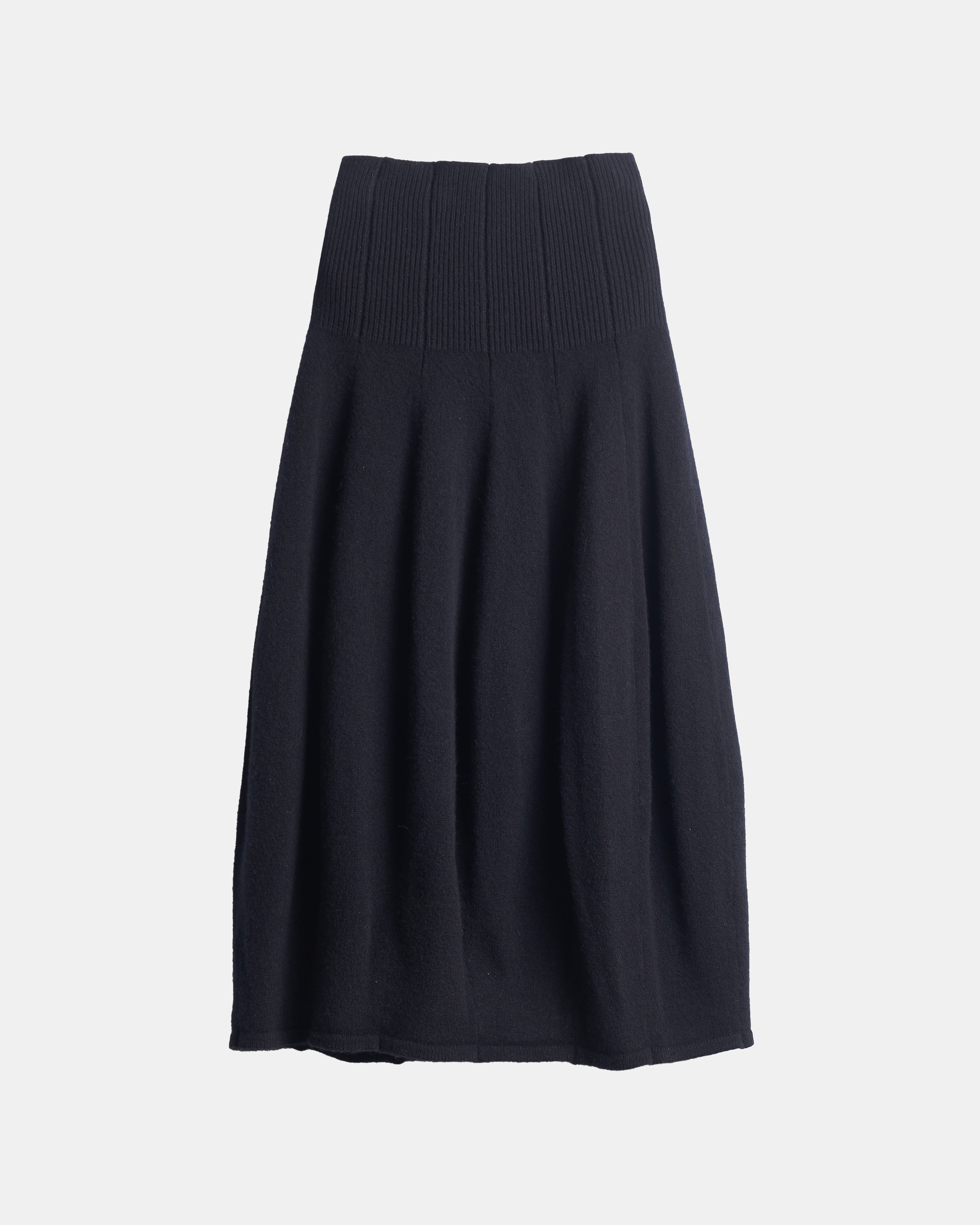 KIDY- BOILED WOOL KNIT SKIRT