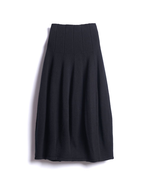 KIDY- BOILED WOOL KNIT SKIRT