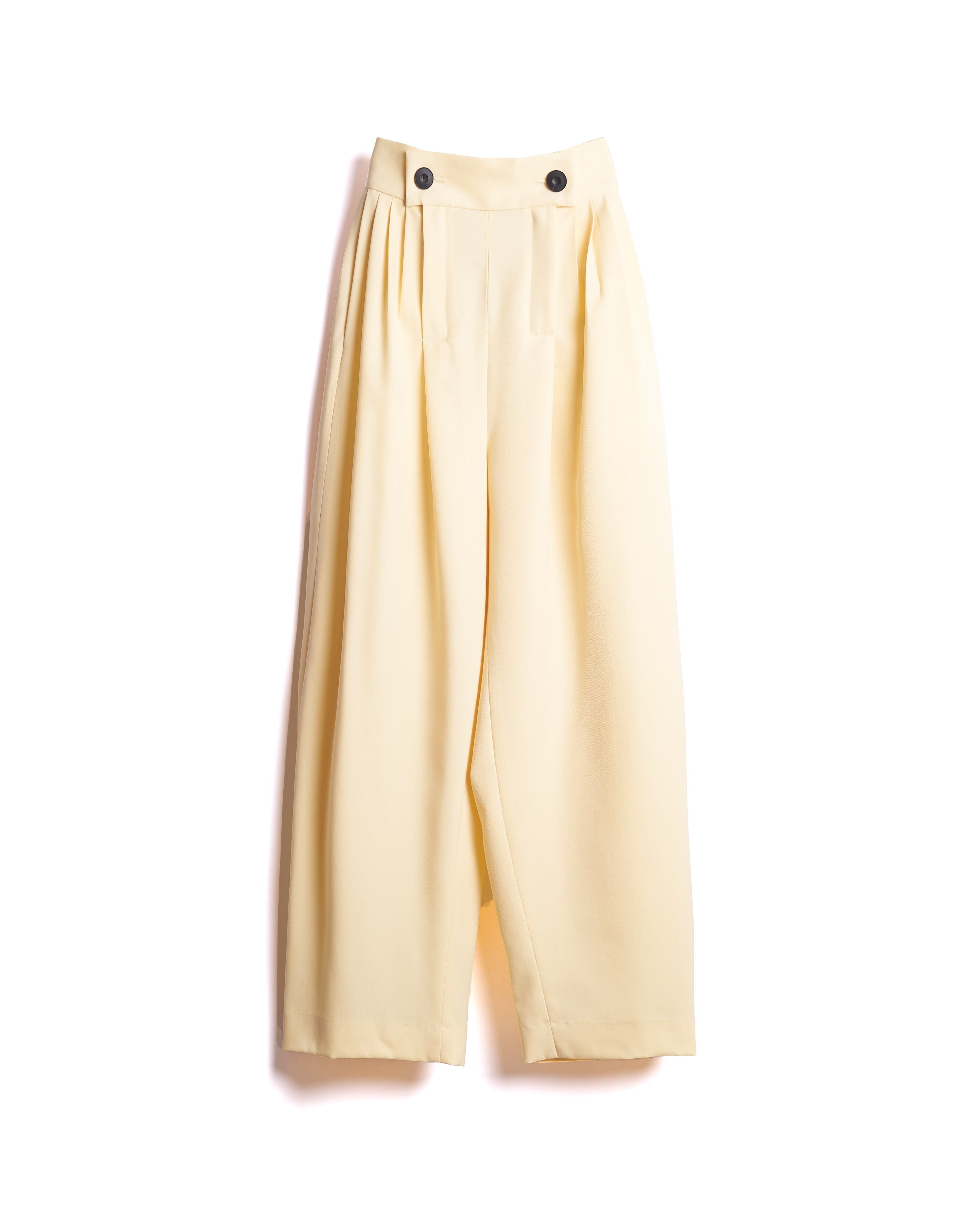 KIERNAN - TUCKED WOOL WORKER TROUSERS