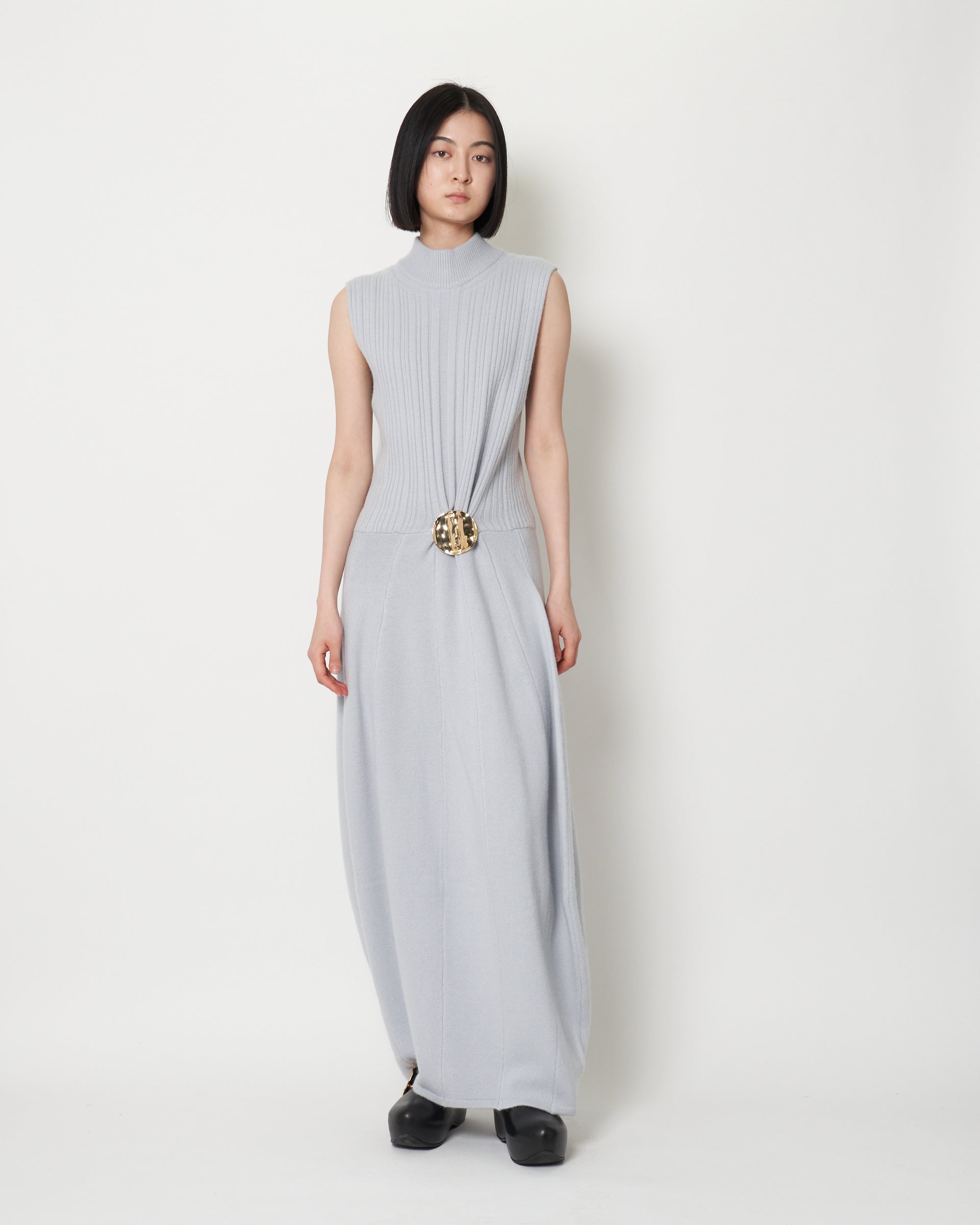 KIRILL - BOILED WOOL KNIT DRESS