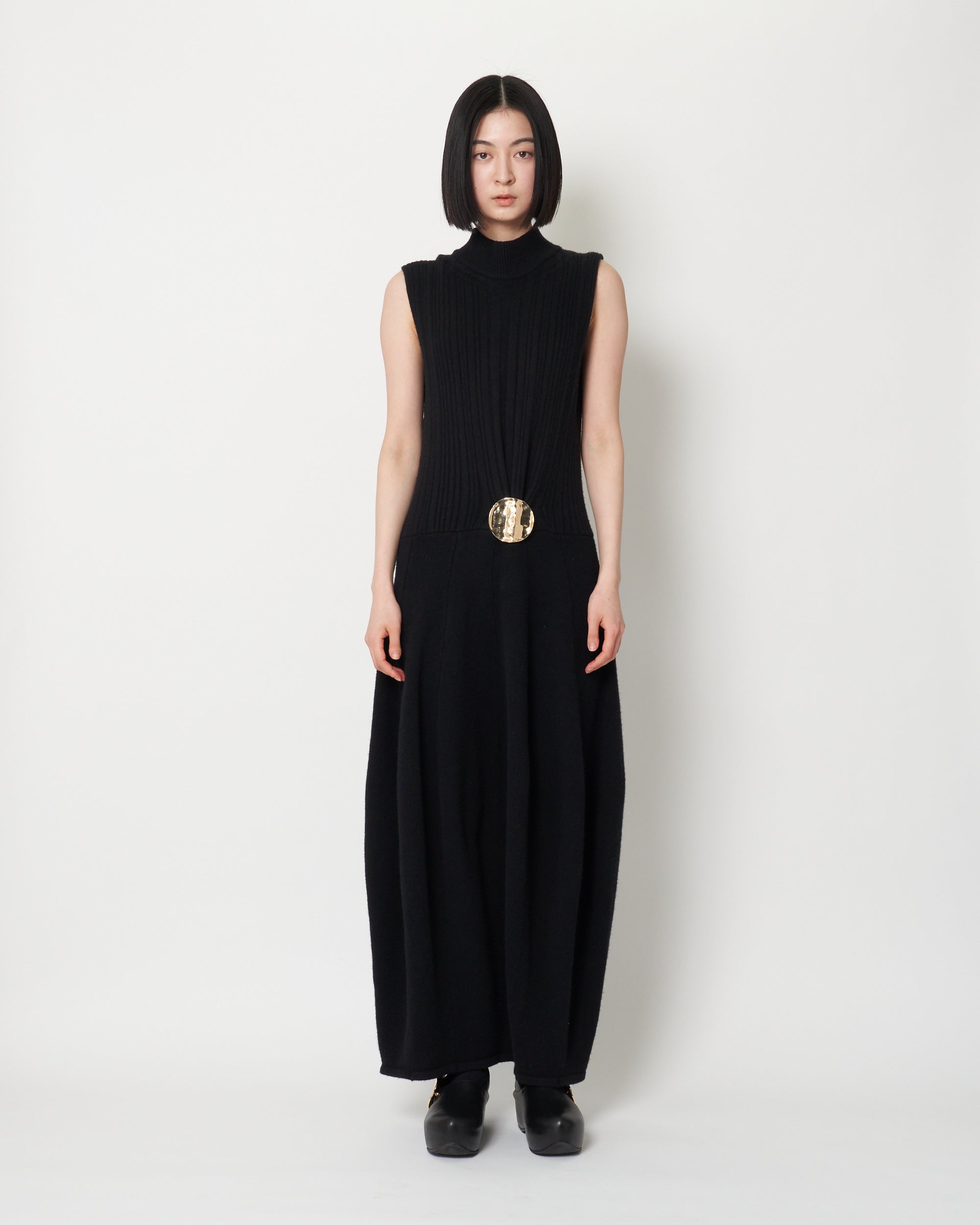 KIRILL - BOILED WOOL KNIT DRESS