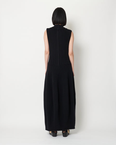 KIRILL - BOILED WOOL KNIT DRESS