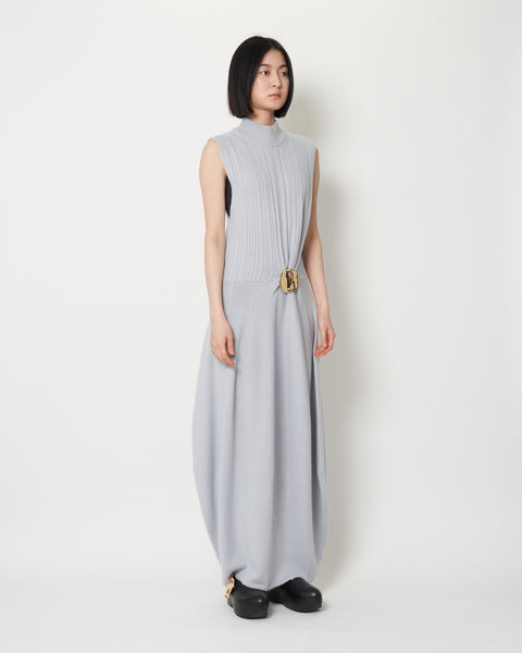 KIRILL - BOILED WOOL KNIT DRESS