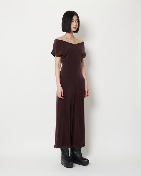 KIRSTY- TENSEL CASHMERE JERSEY DRESS